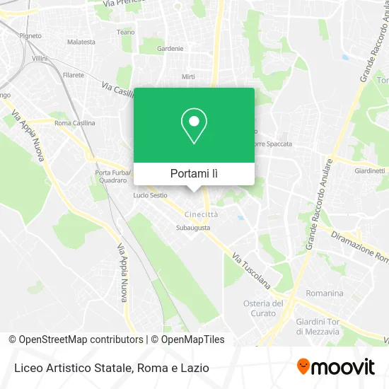 Mappa Liceo Artistico Statale