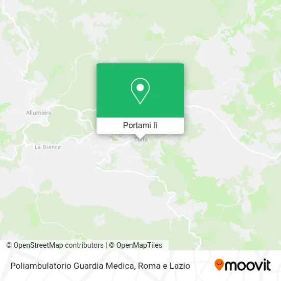 Mappa Poliambulatorio Guardia Medica