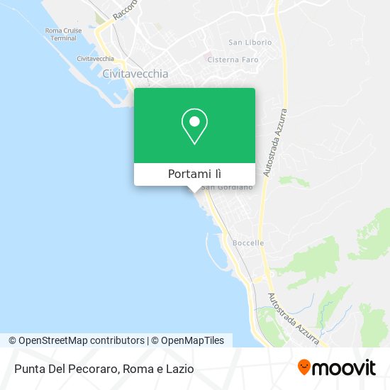 Mappa Punta Del Pecoraro