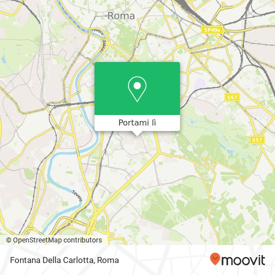 Mappa Fontana Della Carlotta