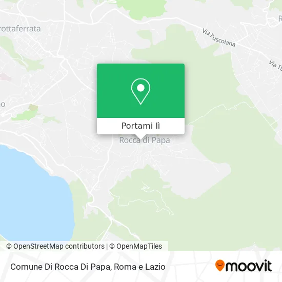 Mappa Comune Di Rocca Di Papa