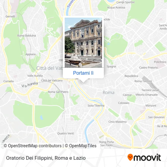 Mappa Oratorio Dei Filippini