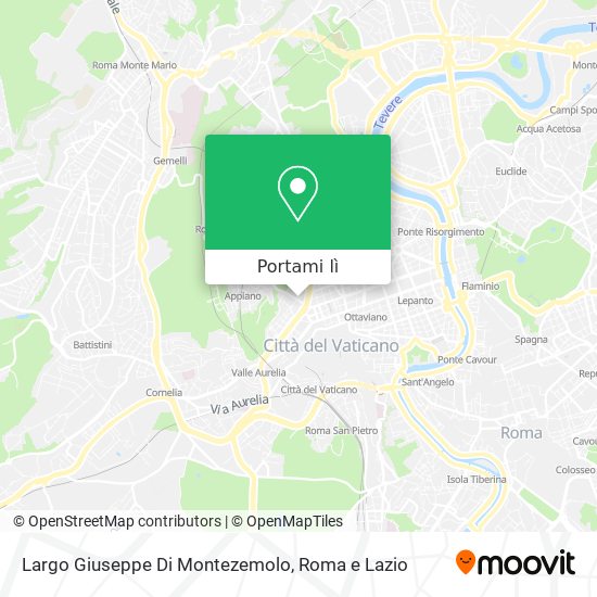 Mappa Largo Giuseppe Di Montezemolo