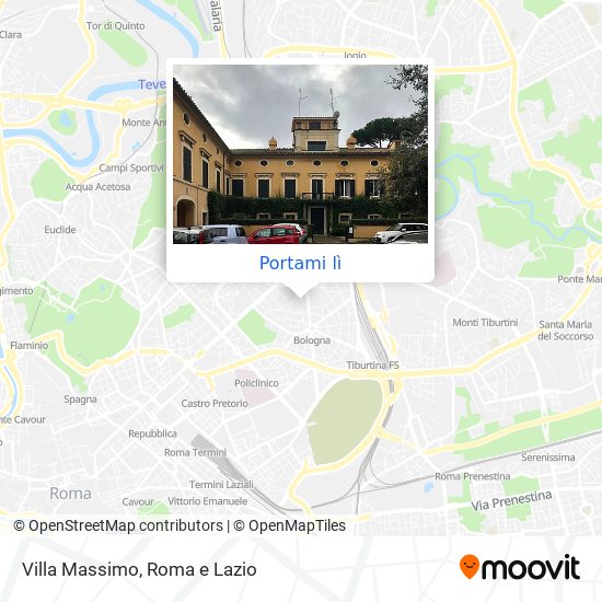 Mappa Villa Massimo