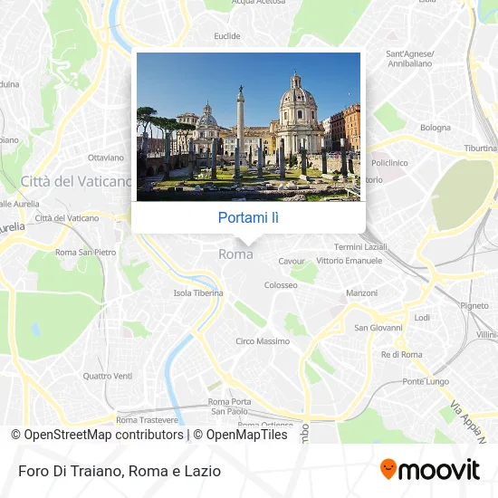 Mappa Foro Di Traiano