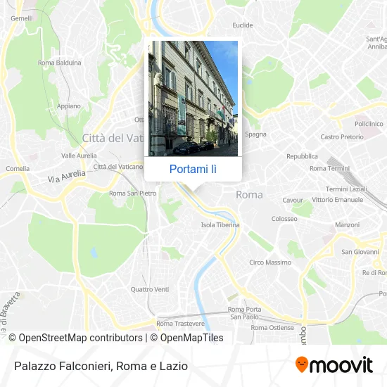 Mappa Palazzo Falconieri