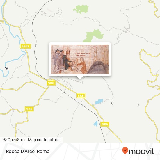 Mappa Rocca D'Arce