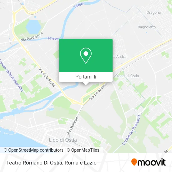 Mappa Teatro Romano Di Ostia