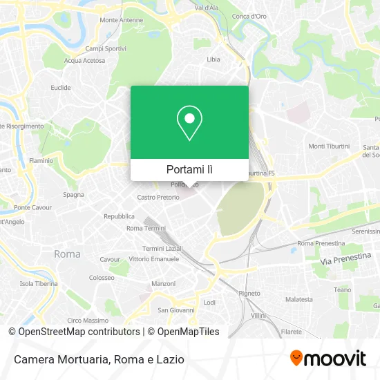 Mappa Camera Mortuaria