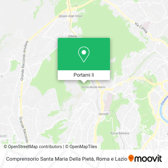 Mappa Comprensorio Santa Maria Della Pietà