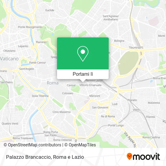 Mappa Palazzo Brancaccio