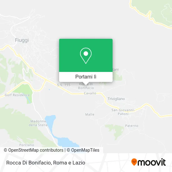 Mappa Rocca Di Bonifacio