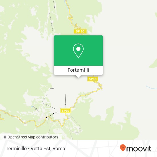 Mappa Terminillo - Vetta Est