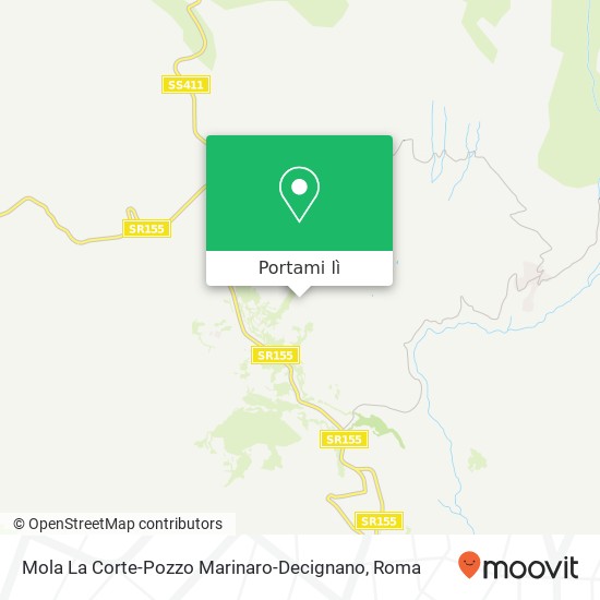 Mappa Mola La Corte-Pozzo Marinaro-Decignano