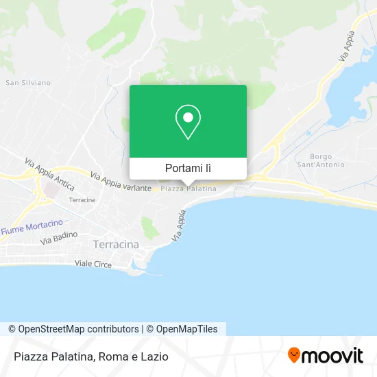 Mappa Piazza Palatina