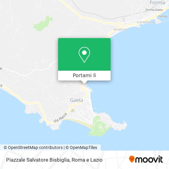 Mappa Piazzale Salvatore Bisbiglia