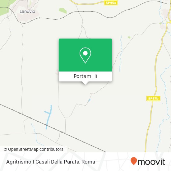 Mappa Agritrismo I Casali Della Parata