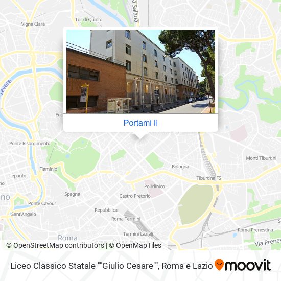 Mappa Liceo Classico Statale ""Giulio Cesare""