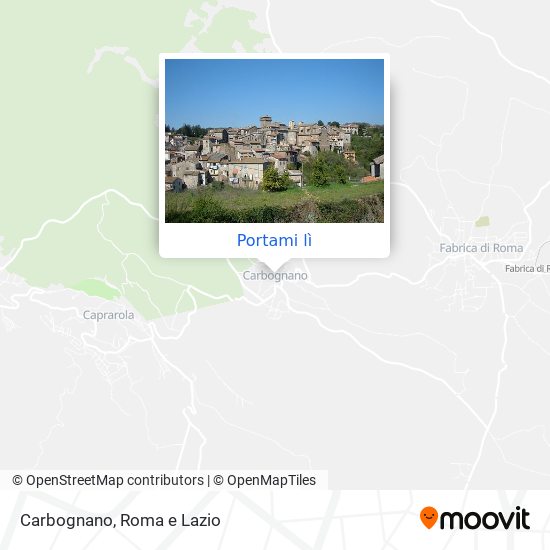 Mappa Carbognano