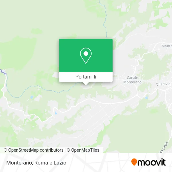 Mappa Monterano