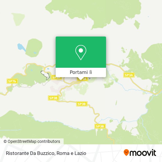 Mappa Ristorante Da Buzzico