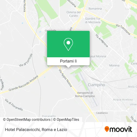 Mappa Hotel Palacavicchi