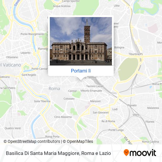 Mappa Basilica Di Santa Maria Maggiore
