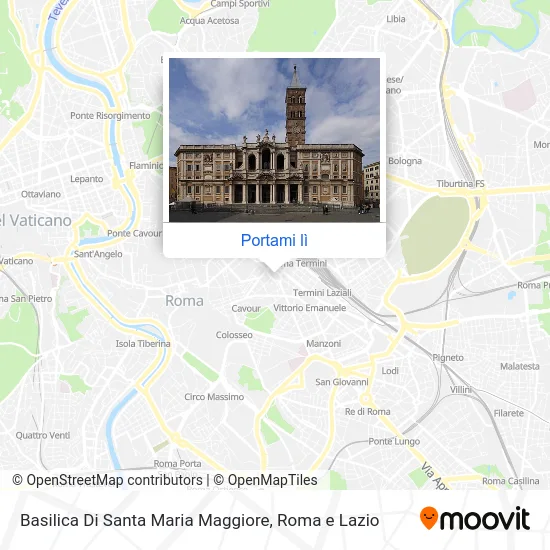 Mappa Basilica Di Santa Maria Maggiore
