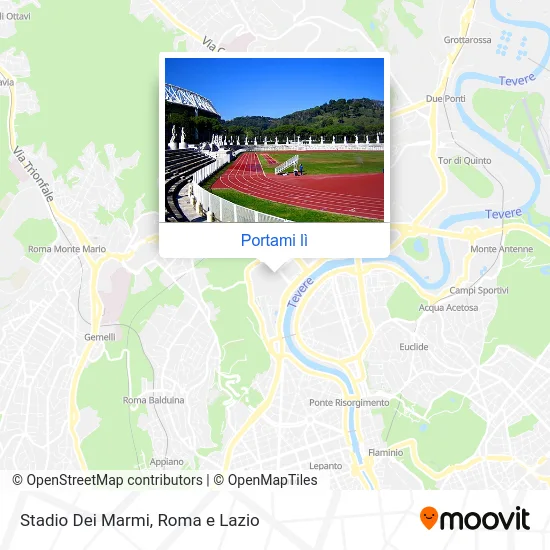 Mappa Stadio Dei Marmi