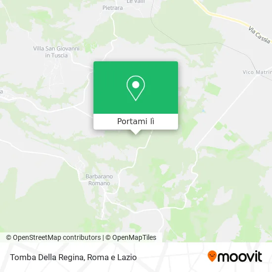 Mappa Tomba Della Regina