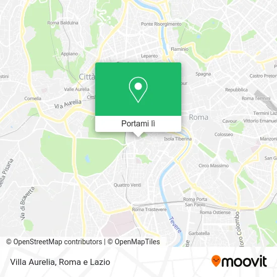 Mappa Villa Aurelia