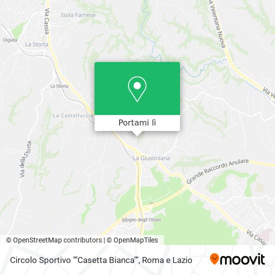 Mappa Circolo Sportivo ""Casetta Bianca""