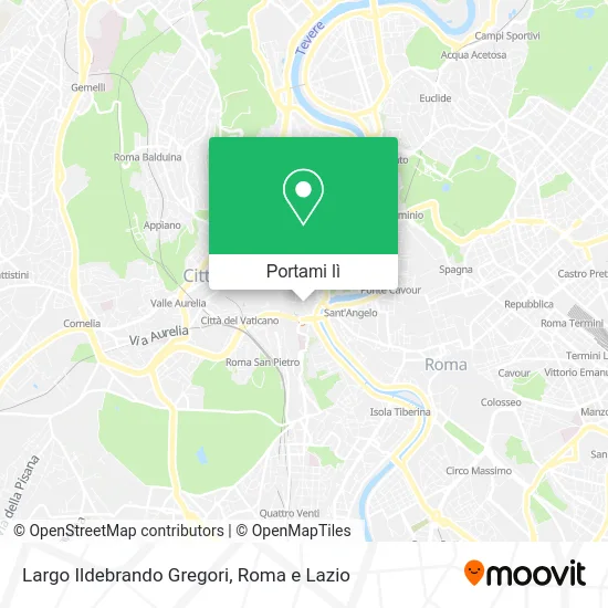 Mappa Largo Ildebrando Gregori