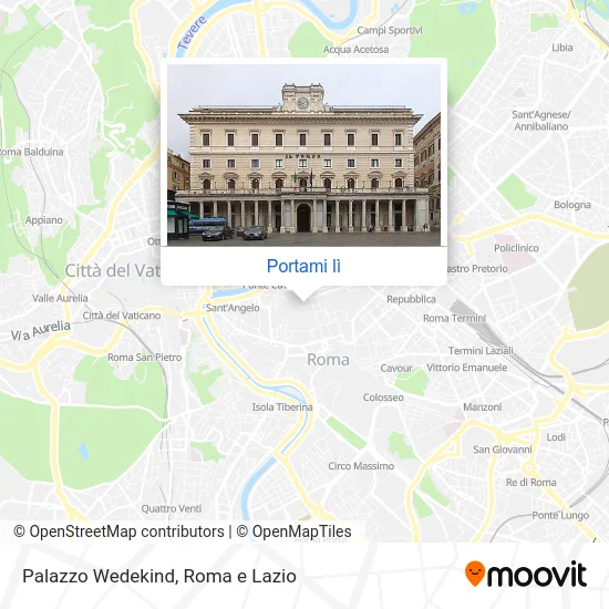 Mappa Palazzo Wedekind