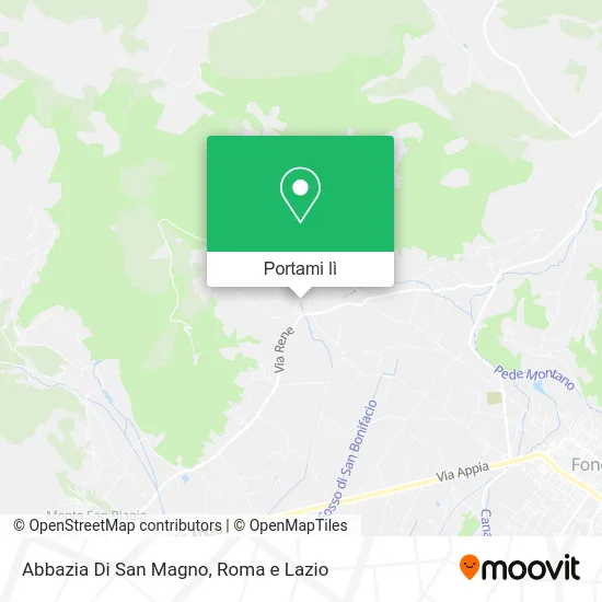 Mappa Abbazia Di San Magno