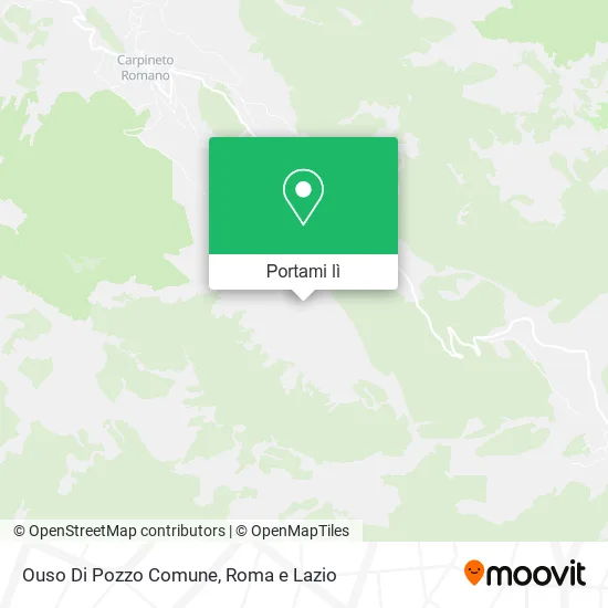 Mappa Ouso Di Pozzo Comune