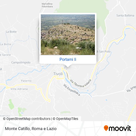 Mappa Monte Catillo