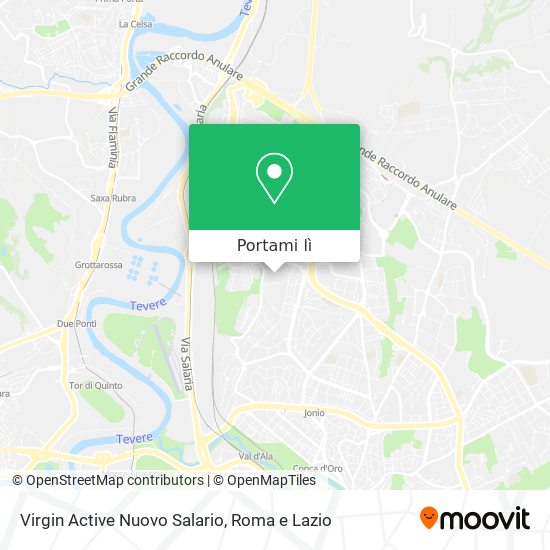 Mappa Virgin Active Nuovo Salario