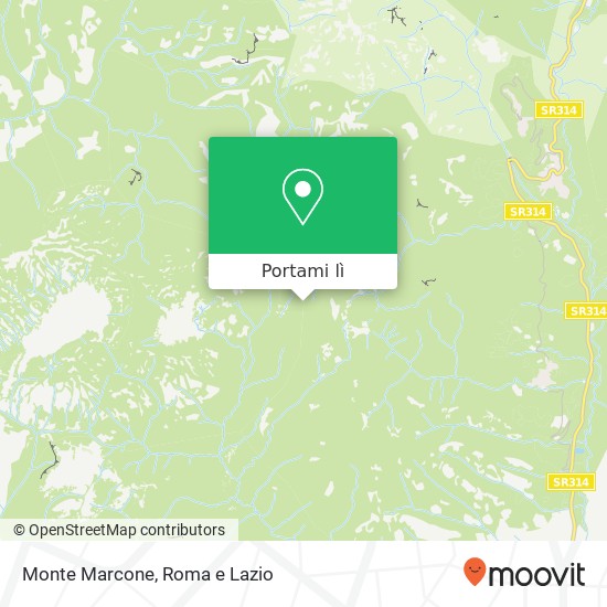 Mappa Monte Marcone