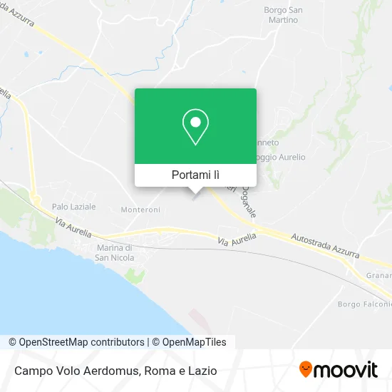 Mappa Campo Volo Aerdomus