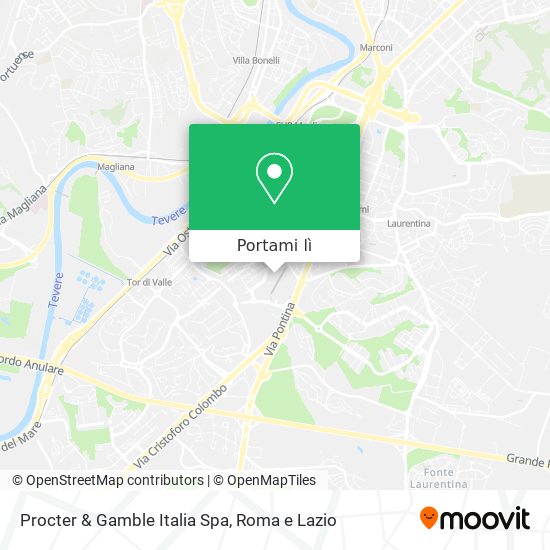 Mappa Procter & Gamble Italia Spa