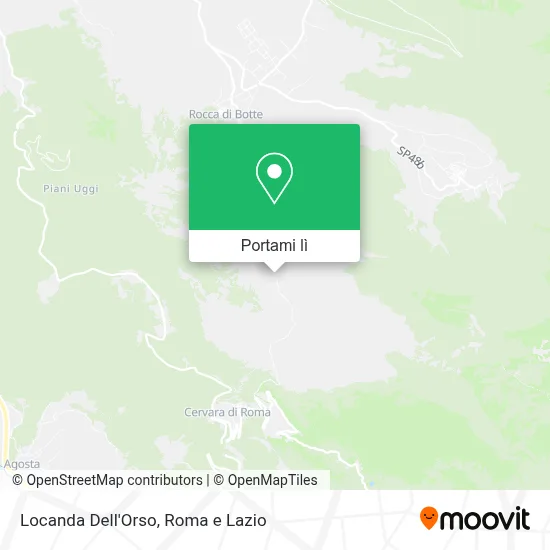 Mappa Locanda Dell'Orso