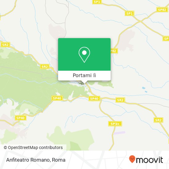 Mappa Anfiteatro Romano