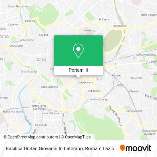 Mappa Basilica Di San Giovanni In Laterano