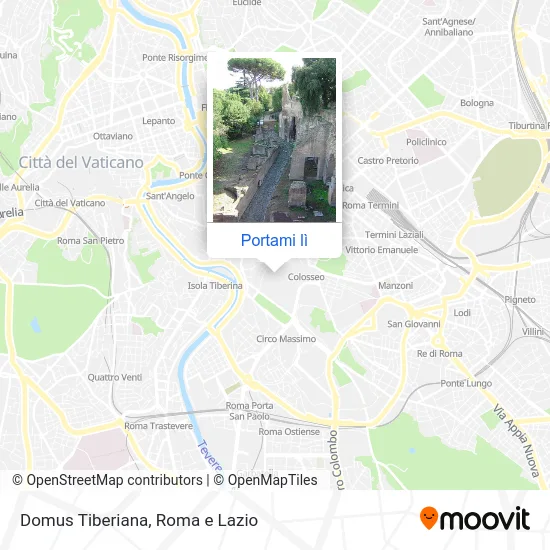 Mappa Domus Tiberiana