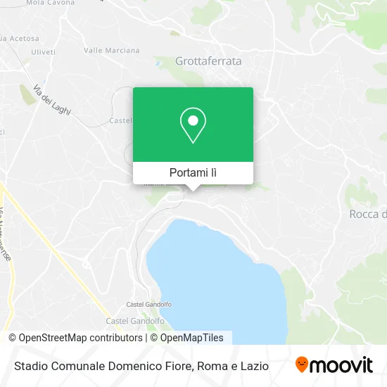 Mappa Stadio Comunale Domenico Fiore