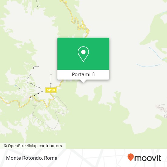 Mappa Monte Rotondo
