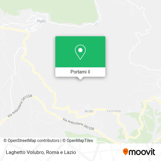 Mappa Laghetto Volubro