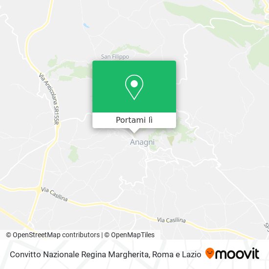 Mappa Convitto Nazionale Regina Margherita