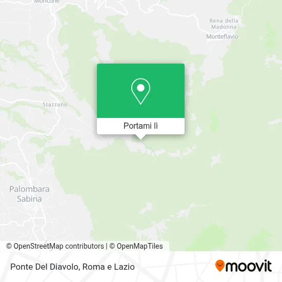 Mappa Ponte Del Diavolo